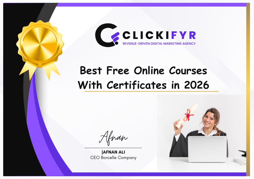 Best Free Online Courses With Certificates in 2026
