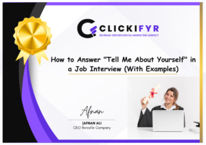 how to answer tell me about yourself in a job interview